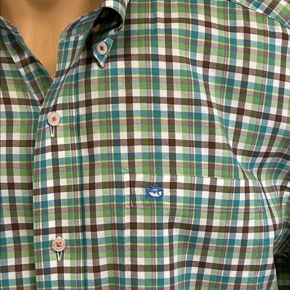 Southern Tide long sleeve button down collar shirt.  M - Picture 4 of 8